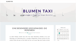 Desktop Screenshot of blumen-taxi.com